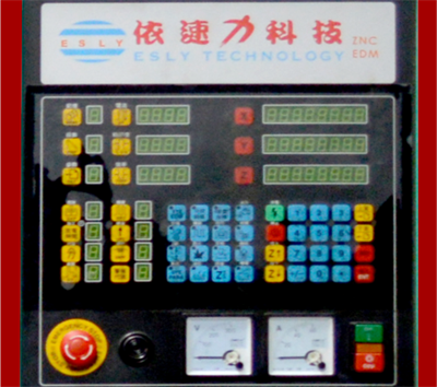 數(shù)控火花機操作面板